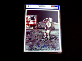 Eugene Gene Cernan Apollo 17 Last Astronaut On Man Signed Auto Grade 9 Photo Psa - £392.51 GBP