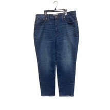 Madewell Denim Jeans Classic Straight High Rise Cropped Women’s 32 Mediu... - $34.65