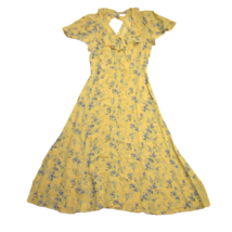 NWT Christy Dawn The Daisy in Lemon Orchard Floral Sheer Midi Shirt Dress S - £159.87 GBP