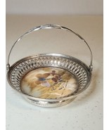 F.M. Whiting Co. Sterling Silver Reticulated Plate w/Glass Pressed Butte... - $47.31 CAD