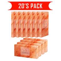 Pure Natural Pink Salt Tiles Pack of 20 - £137.75 GBP