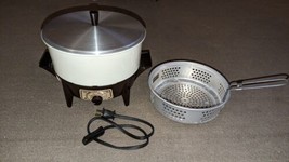 Broil King CF-5 Deep Fryer Slow Cooker Steamer 5-1/2 Qt Basket Power Cord - £47.06 GBP