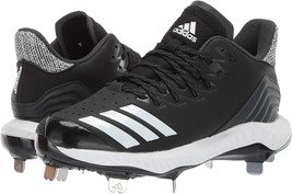 Men&#39;s Adidas Icon Bounce Baseball Cleat CG5241, Core Black/Cloud White/Carbon - £23.78 GBP