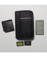 Nintendo Game Boy Advance SP Bundle Authentic Case Games Game Case AGS-001 READ - $108.85