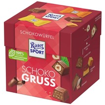 Ritter Sport chocolate cube Variety GIFT BOX 22pc./1 box 176g- FREE SHIP... - £11.04 GBP