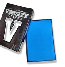 Holy Bible CSB Holman Varsity Colors Blue Leather Bound Unmarked  - £15.94 GBP