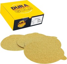 Dura-Gold Premium 6&quot; Gold Psa Sanding Discs - 60 Grit, Box Of 25 - Self,... - $39.95