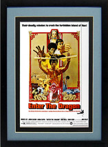 Bruce Lee Poster Enter the Dragon Framed Movie Poster Print 15x20 - £49.38 GBP