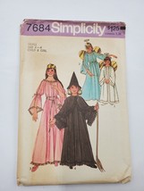 Simplicity 7684 Sewing Pattern Girls Costume Angel Witch Fairy Vtg Cut Size 2-4 - £6.29 GBP