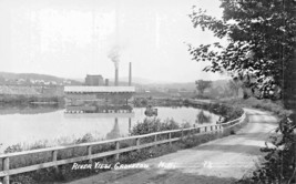 Groveton New Hampshire Nh~River VIEW-MILL-FACTORY~REAL Photo Postcard - £8.29 GBP