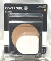 COVERGIRL Clean Powder Foundation Buff Beige 525 0.44 oz Compact NEW Sealed - $280.04 MXN