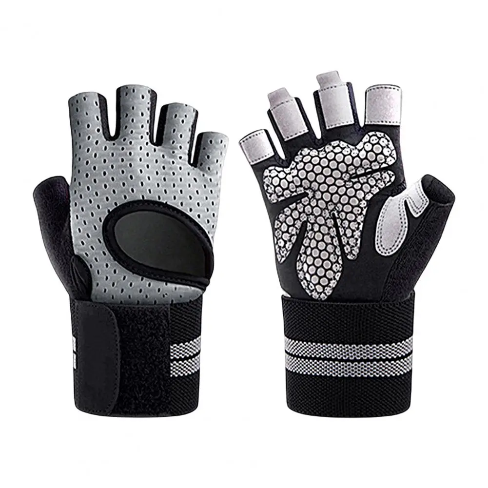 Gym Gloves Fitness Weight Lifting Gloves Training  Body Building Exercise Cyclin - $156.27