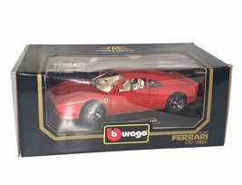 Burago 1984 GTO Ferrari Die Cast Car 1:18 Scale 3027 Made Italy - $56.61