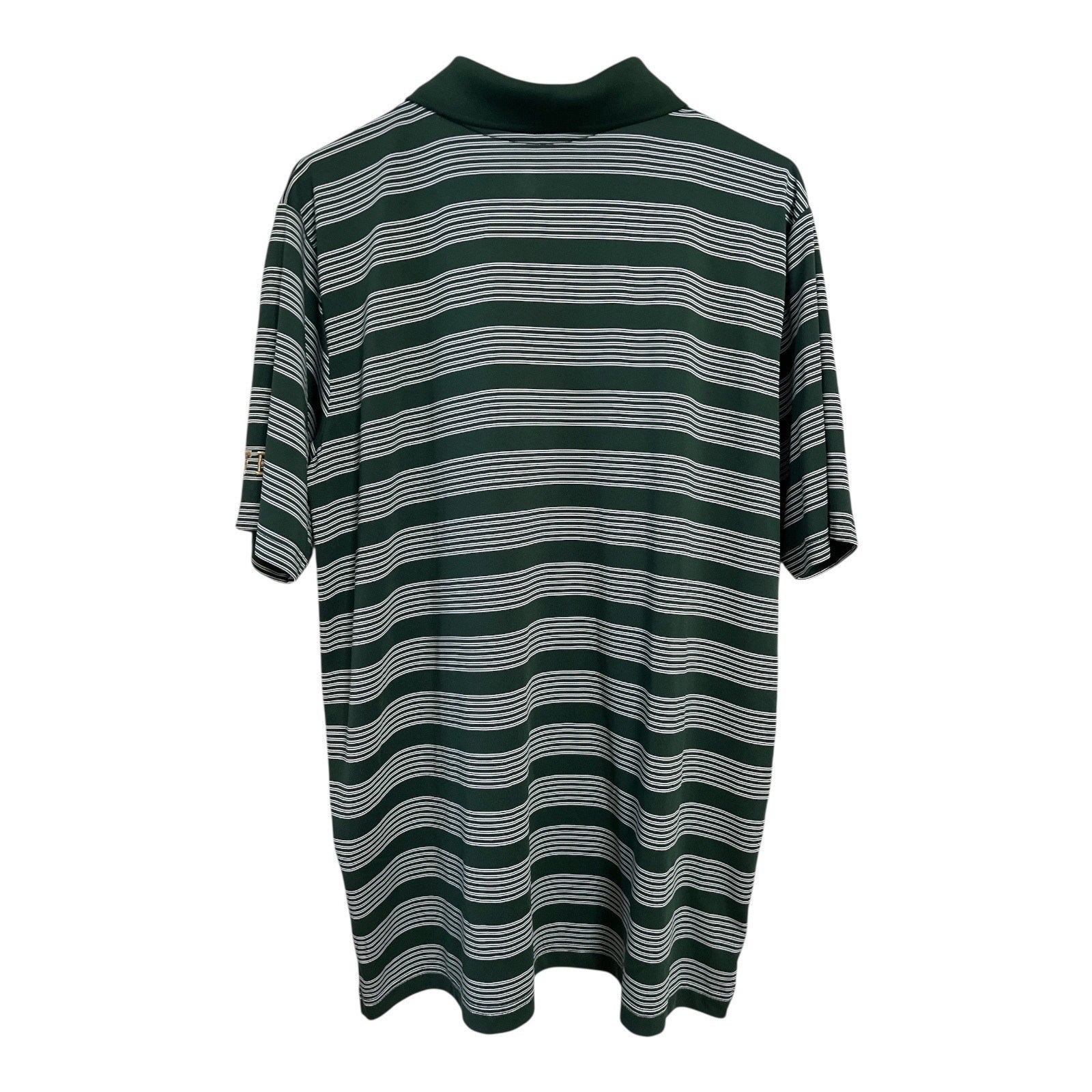 Knights Apparel USF Bulls Polo Shirt Green White Striped Men’s Size L Item image 4