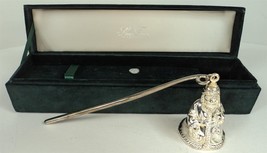 Silver Treasures by Godinger Santa Claus Candle Snuffer w/ Case - Christmas - £11.45 GBP