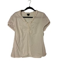 “Classic Crisp” – Ann Taylor White Button-Up Shirt (Size 14) - $15.00