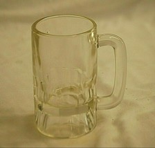 An item in the Pottery & Glass category: Vintage Clear Glass Root Beer Float Soda Fountain Drinking Mug Unknown Maker