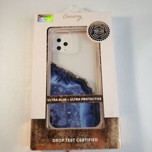 New in Box Casery Phone Case for iPhone 11 -Dark Blue Agate Ultra Slim D... - $12.86