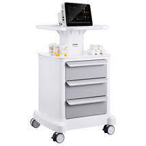 VEVOR 4 Tiers Lab Carts, Lab Utility Cart with 3 Drawers &amp; 1 Top Tray, W... - $295.82 CAD