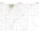 Donna Schee Peak Quadrangle, Nevada 1966 Topo Map USGS 15 Minute Topogra... - £17.55 GBP