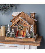 Vintage Ski Lodge Lighted Display 14.25&quot;H - €107,63 EUR