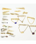 Tie Clips Bar Lot Of 23 Vintage Hickok Dante Swank  Anson Estate Jewelry - €22,62 EUR