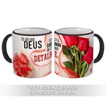 Rosas Amor Deus de Detalhes : Gift Mug Christian Portuguese Evangelical Catholic - £12.75 GBP