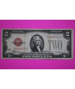 1928 E $2 Two Dollars United States Note Red Seal Guaranteed Authentic B... - $29.99