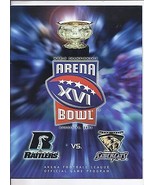 Arena Bowl 16 XVI Program 2002 Arizona Rattlers San Jose Sabercats AFL - €72,88 EUR