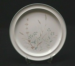 Woodstock by Noritake Stoneware 8-1/4&quot; Salad Plate Gray &amp; Taupe Wild Grasses - £11.64 GBP