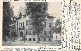 The Club House Albion Michigan 1908 postcard - $7.43