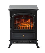 HOMCOM 22&quot; Electric Fireplace Heater Stove w/LED Flames Black - €104,14 EUR