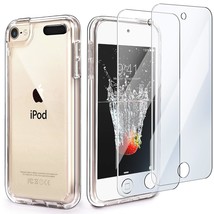 7 Case Clear, Touch 6 Touch 5 Case With 2 Screen Protectors, Clear Slim ... - $18.99