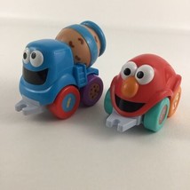 Sesame Street Tow &amp; Go Friends Linking Vehicles Cookie Monster Elmo 2019 Hasbro - $31.63