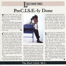 Prec.I.S.E. M.C. - Precisely Done U.S. Cd 1991 10 Tracks Oop - $10.88