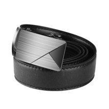 Genuine Leather Mens Ratchet Belt Belts For Men Adjustable Automatic Buckle - £17.27 GBP