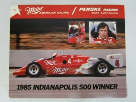 1985 Danny Sullivan Miller American 8 x 10 Indy Car Hero Card Photo Poster - £5.42 GBP