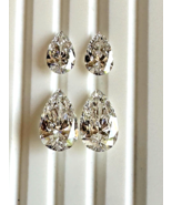 11.50 CARAT PEAR SHAPE IGI Certified Lab Grown CVD Diamond H VS1 EARRING... - €9.336,09 EUR