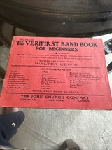 The Verifirst Band Book by Walter Lewis 1907 - $750.65 MXN