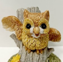 Owl Bird Statue Figurine 1990 Vtg Nature&#39;s Friends Summit Collection 4&quot; HGS2F - £15.92 GBP