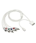 4 ft. Component AV Cable for Apple 30-pin iPhone, iPad, and iPod - White - $61.74 CAD