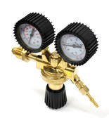 DUAL ARGON CO2 WELDING GAS CYLINDER REGULATOR GAUGES 4 Miller Lincoln Mi... - $30.84