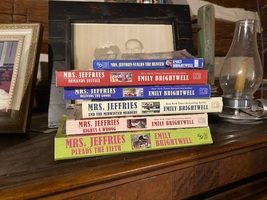 Lot 6 Emily Brightwell Mrs. Jeffries Victorian Murder Mystery Series Pap... - $30.00