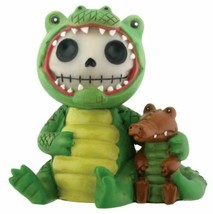 Furrybones Chomper Crocodile Alligator Skeleton Monster Figurine Furry Bones - £11.79 GBP