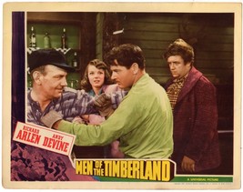 *Men Of The Timberland (1941) Richard Arlen, Andy Devine, Francis Mc Donald Fight - £36.08 GBP