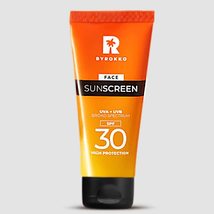 BYROKKO Face Sunscreen SPF 30 | Light Moisturizing Emulsion with High UV... - £19.73 GBP