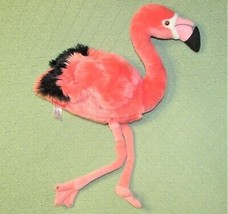 18" Fao Schwarz Pink Flamingo Plush Stuffed Animal Bird Toys R Us 2015 Geoffrey - £8.55 GBP