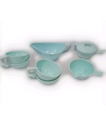 Vtg MCM Melmac Sun Valley Futura Mugs Sugar Dish Creamer  Dish Robin Egg... - €28,54 EUR