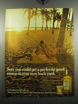 1971 Canadian Lord Calvert Whisky Ad - Sure you could get a good suntan - £14.55 GBP
