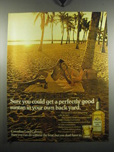 1971 Canadian Lord Calvert Whisky Ad - Sure you could get a good suntan - £13.89 GBP